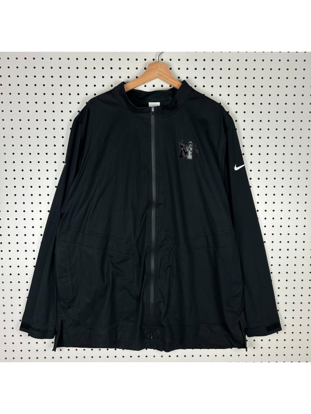 Nike 1 Cent Memphis Tigers‎ Jacket XL Rain Black Issued Penny Storm Fit PE Zip